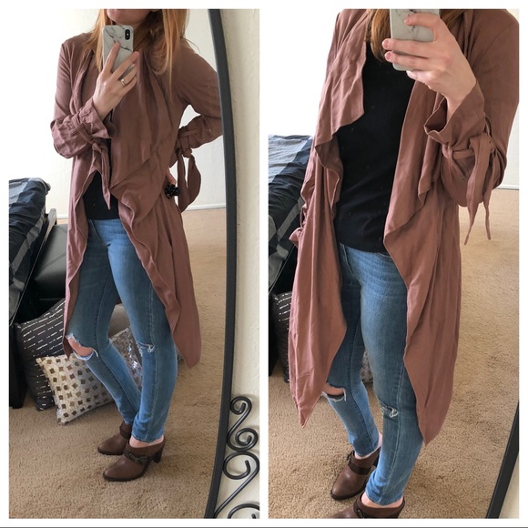 Thread & Supply Jackets & Blazers - Anthro Thread & Supply open trench coat Small